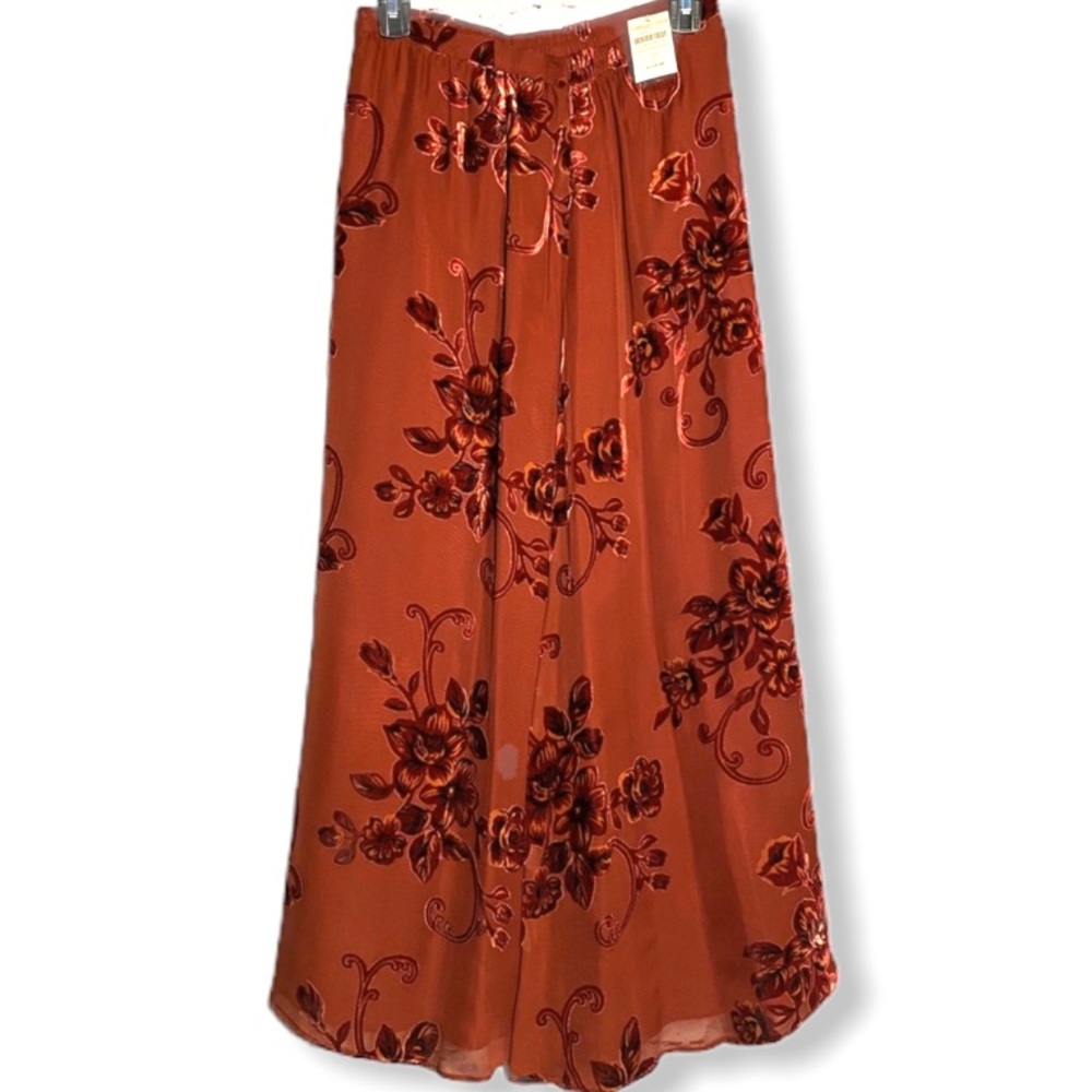 Cold water Creek | Flocked Velvet Maxi